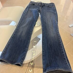 SWANK Dark Blue Boot, cut Low Jeans, Levi’s 27